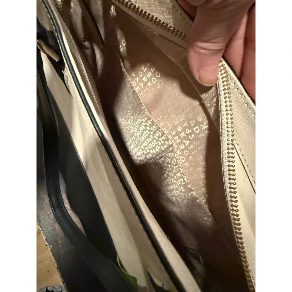 Kate Spade Laurel Way Medium Dally Tote Bag WKRU5302 Soft Porcelain Black